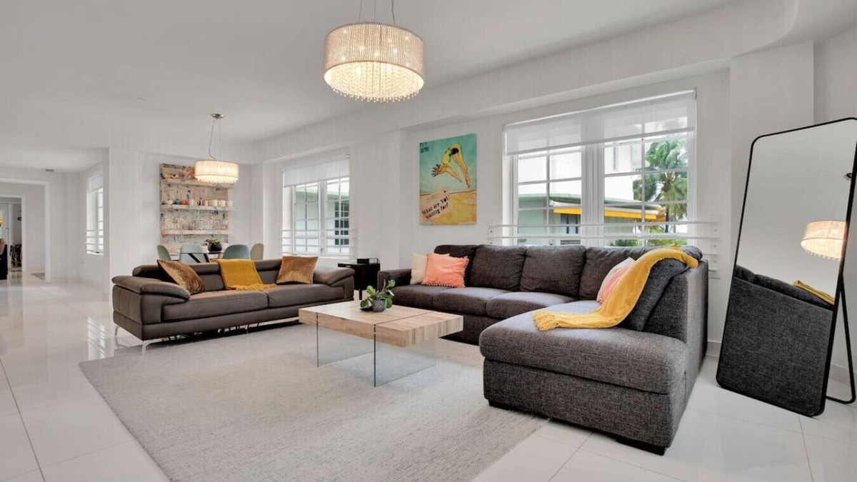 South Beach Apartment | 2BR Art Deco Retreat Steps Away from the Beach