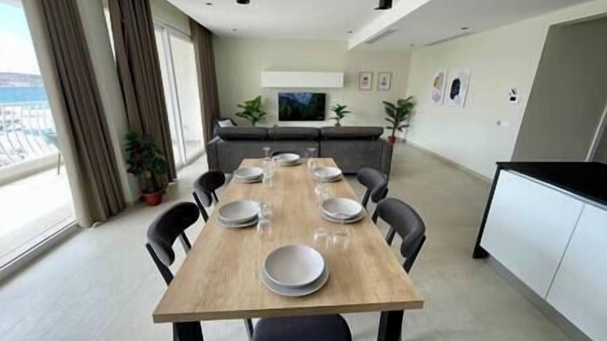 Qawra Apartment | 2BR Bugibba Seafront LUX Apartment