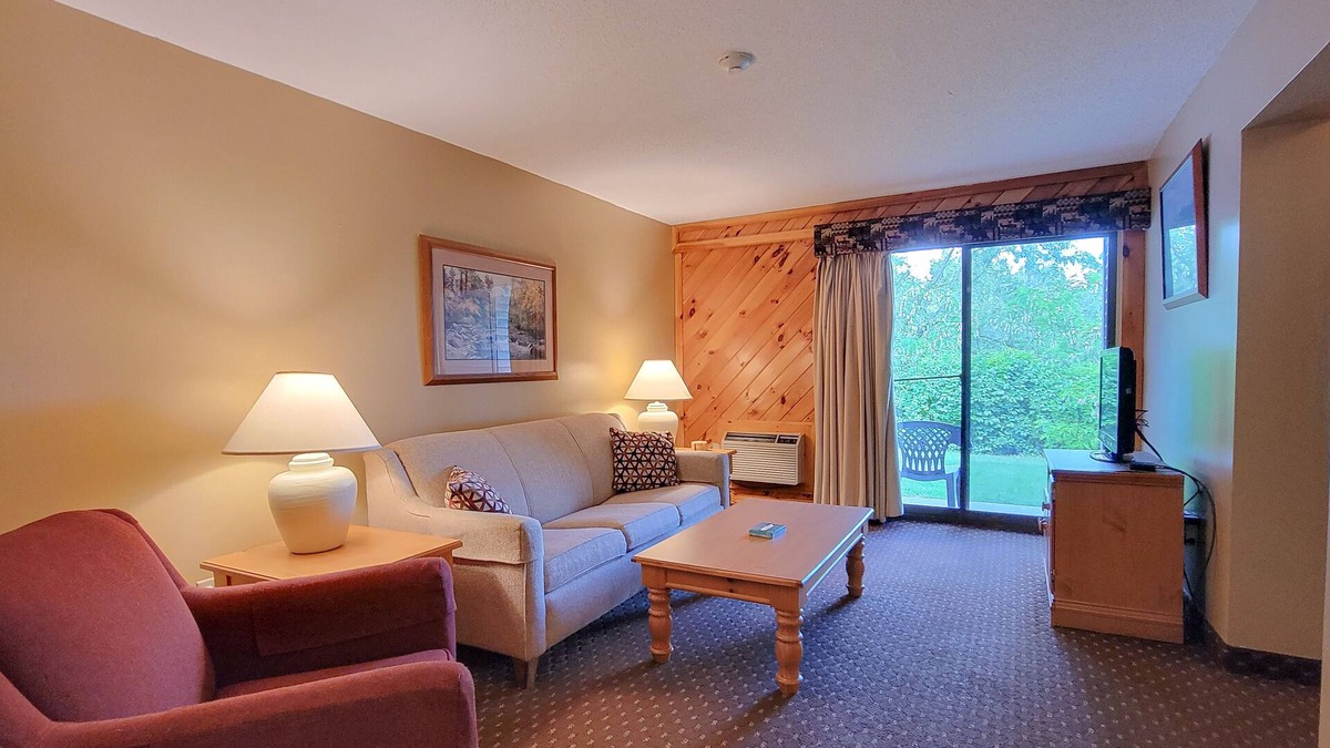 Weirs Beach Condo | 2BR Condo with Private Patio