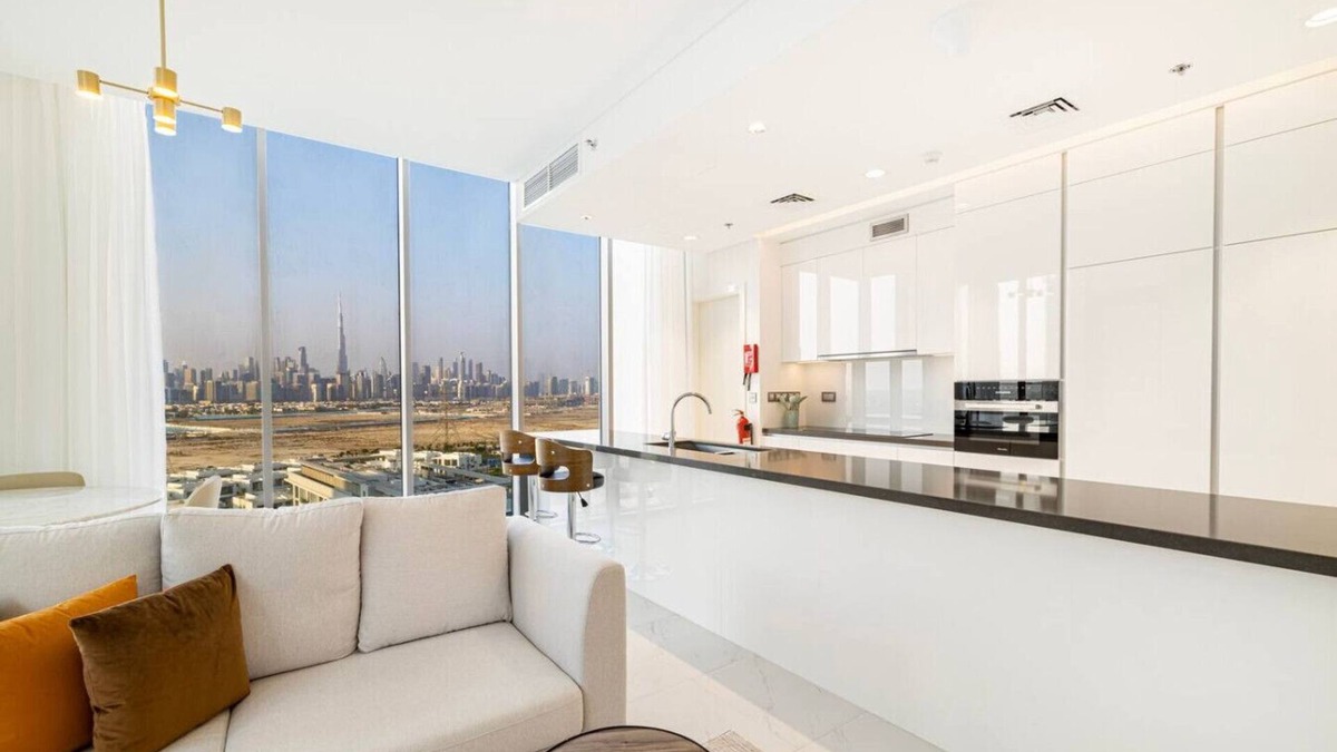 Nad Al Sheba Apartment | 2BR in with Burj Khalifa View