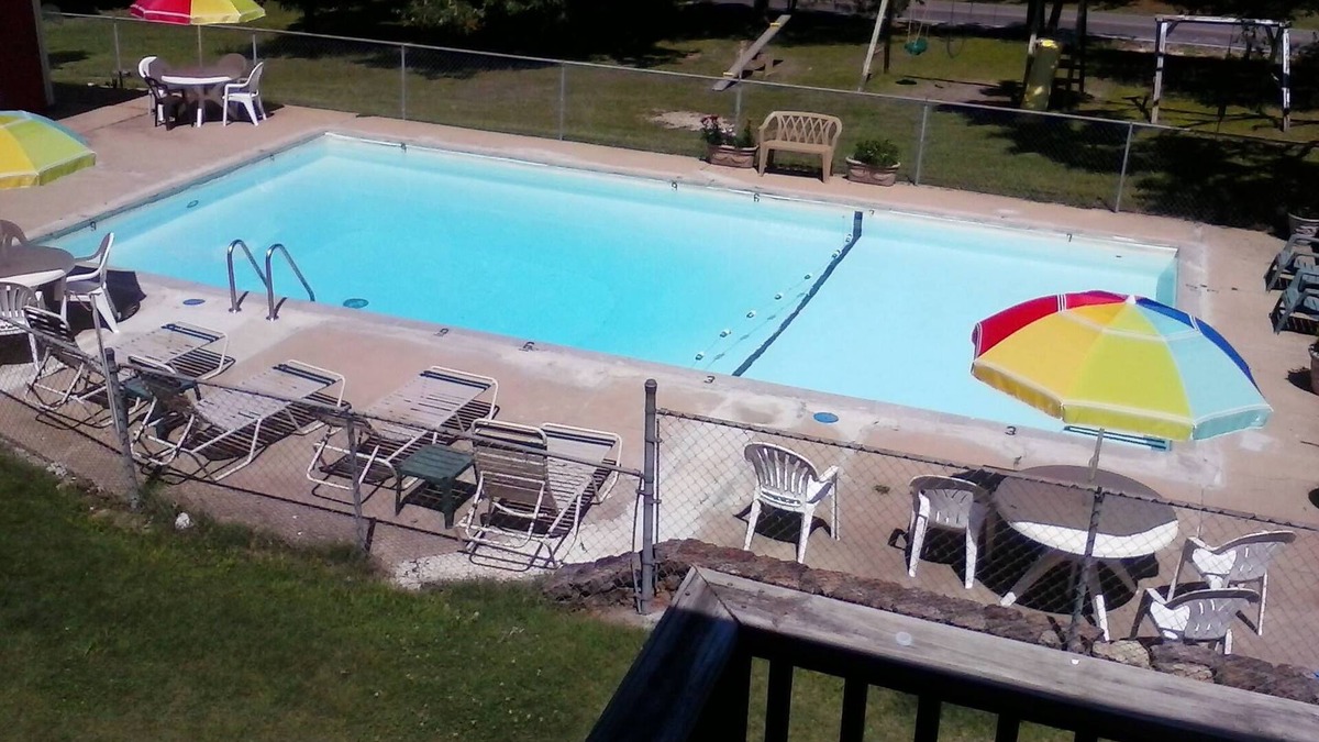 Indian Point Apartment | 2nd floor Poolside Studio with kitchenette.