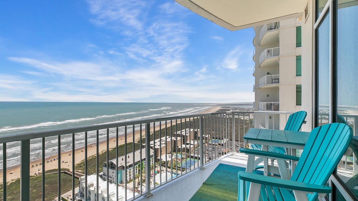 South Padre Island Condo | 3/3 Sapphire Condo 23rd Floor, Ocean & Bay View Balconies, Corner Unit, NO FEES!