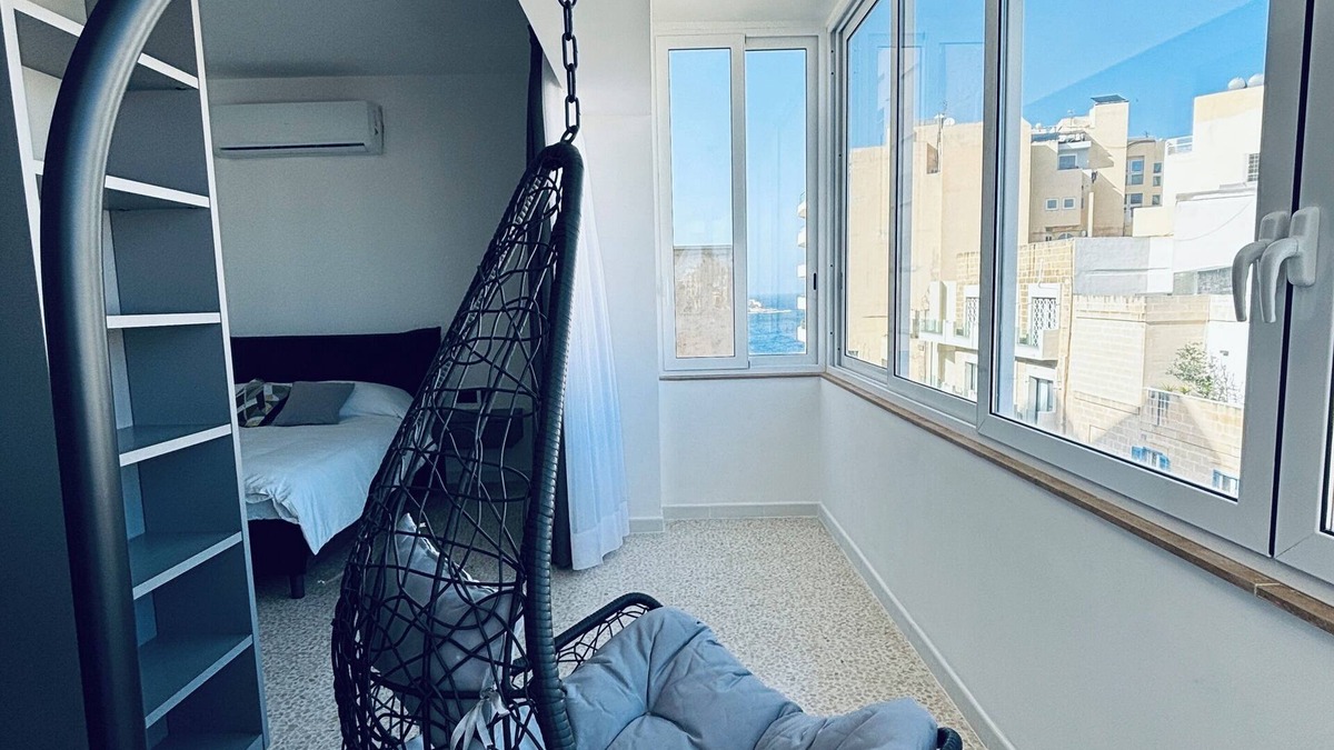 Tower Road Apartment | 3-bed apartment in Sliema with sea views