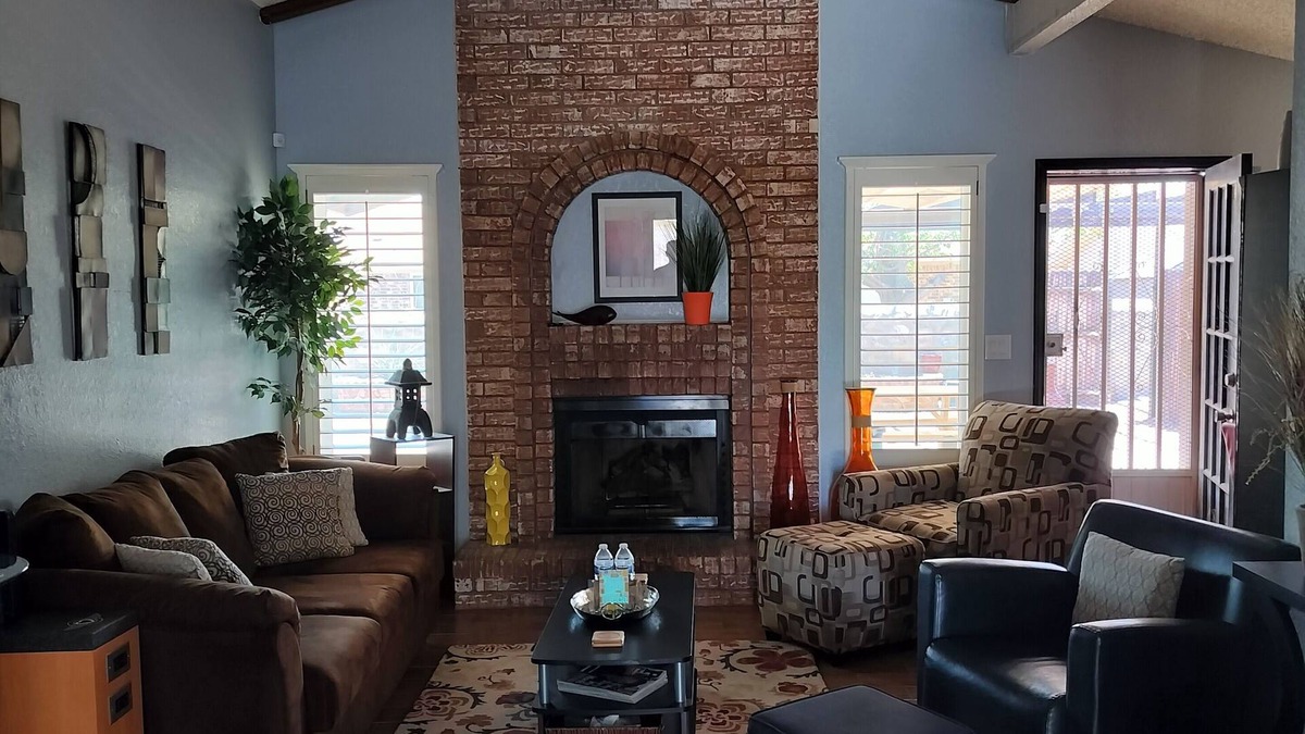 Biggs Field House | 3-bedroom home with AC refrigeration unit, WiFi, garage plus carport.
