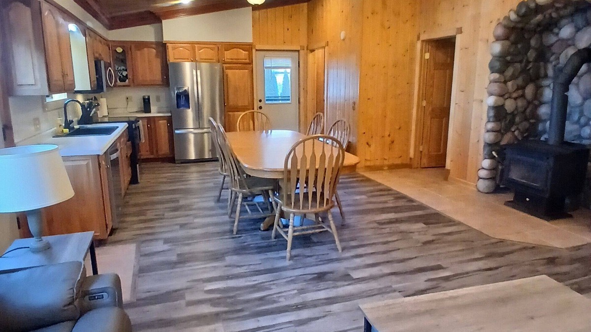 Newaygo Cabin | 3-bedroom Lakefront Cabin on private Lake just minutes from town and 131 highway