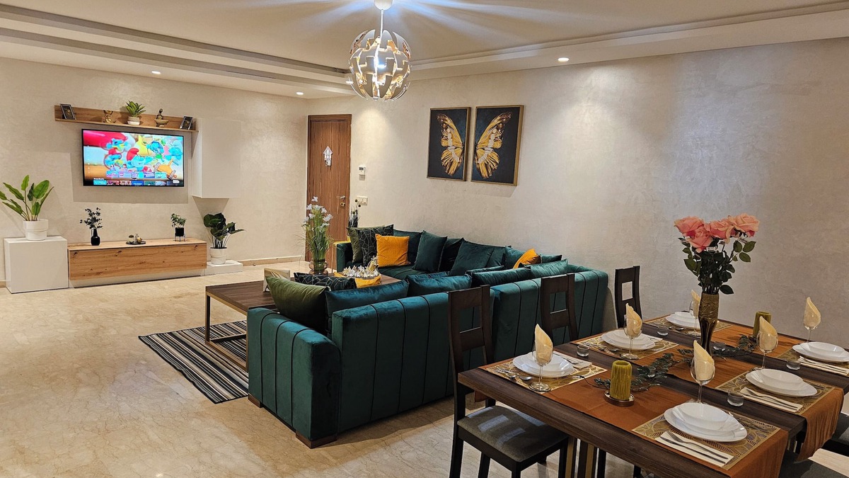 Casablanca Apartment | 3 Bedroom Luxury Apartment with Premium Amenities for Larger Families