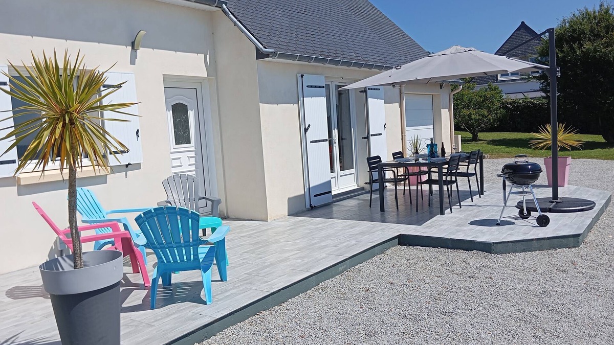 Crozon Villa | 3* house in Crozon near the Aber beach with 4 bedrooms