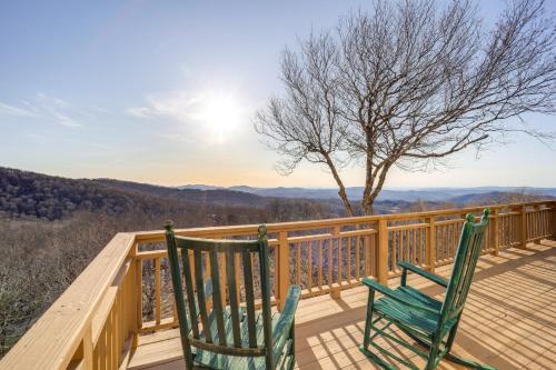 Beech Mountain Apartment | 3 Mi Beech Mtn Resort Cozy Studio with Deck and View!