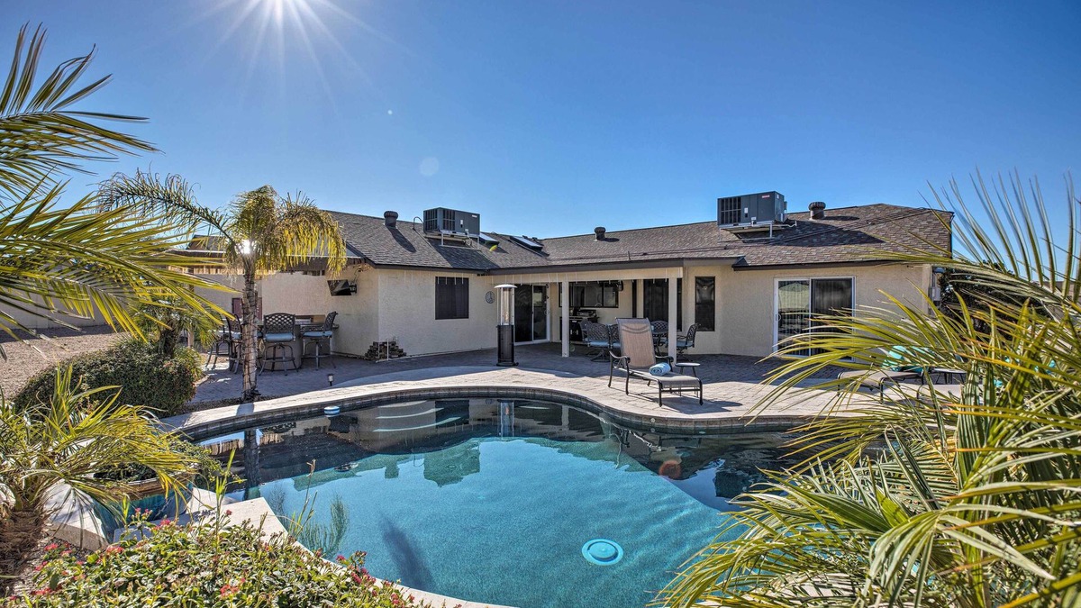 Westgreen Estates House | 3 Mi to Westgate: Desert Home w/Hot Tub in Peoria