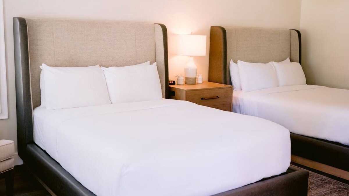 Midway Hotel | 3 Modern units w/Hot spring access, Outdoor pool & Sports facilities!