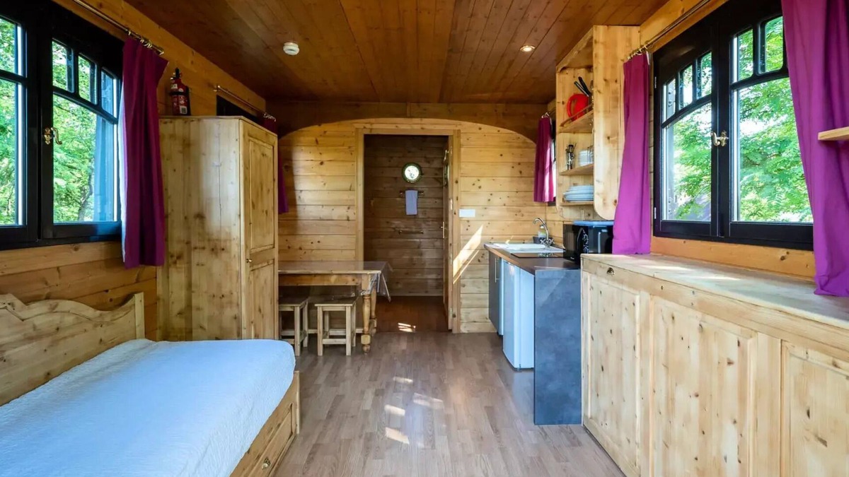 Bar-sur-Aube Cabin | 3-person trailer suitable for people with reduced mobility