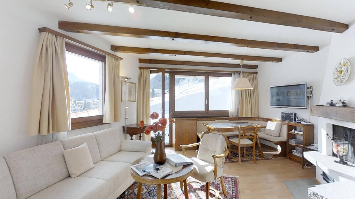 Celerina-Schlarigna Apartment | 3-room apartment on the ground floor, approx.