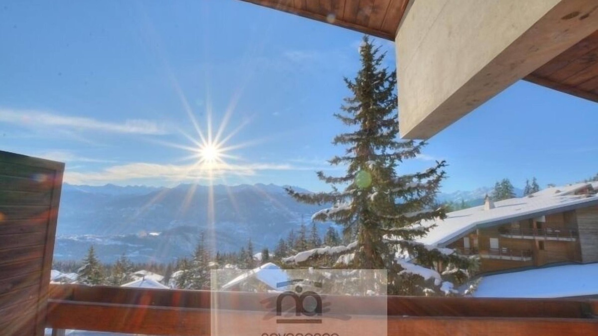 Anzere Apartment | 3-room flat (max 5 pers.) with 2 bedrooms, in the centre of the village with view on the Valaisan Al