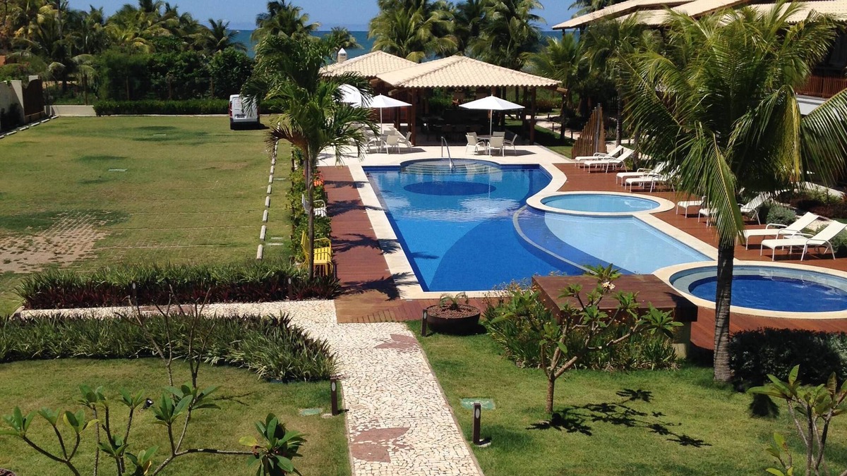 Itacimirim Apartment | 3 SUITES WITH AIR CONDITIONING, WIFI, COMFORT, SECURITY, SWIMMING POOLS, SEA VIEW.