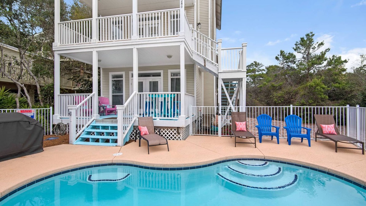 Dune Allen Beach House | 30A 5 Minute Walk to Beach/Private Heated Pool/View/Family Vacation