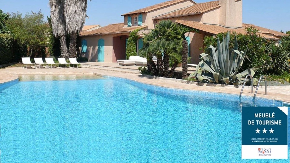 Marseillan Plage Villa | -35% Oct 25–Nov 1 🏡 Heated XXL Pool 🐾 Pets Welcome – Mediterranean Villa