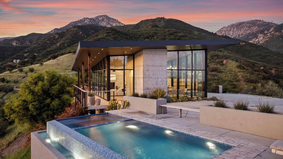 Mission Canyon House | 360 Views at Spyglass a modern masterpiece with an Infinity Pool