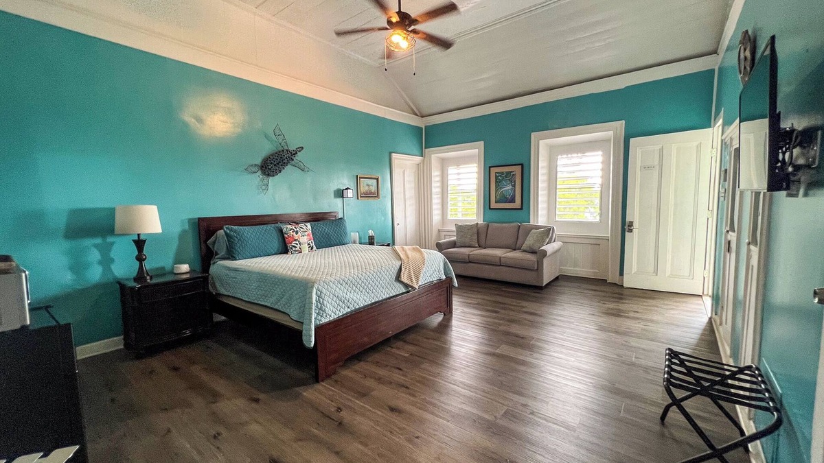 Frederiksted Southeast Hotel | 3rd floor unit with Picturesque Ocean View and outdoor seating!
