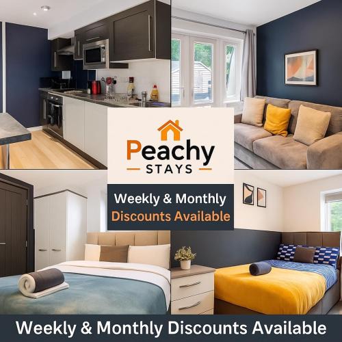 Wigan House | 4-Bed House for Contractors, Groups, Families, WiFi, Parking, SmartTV, Sleeps 8, Near Wigan Pier