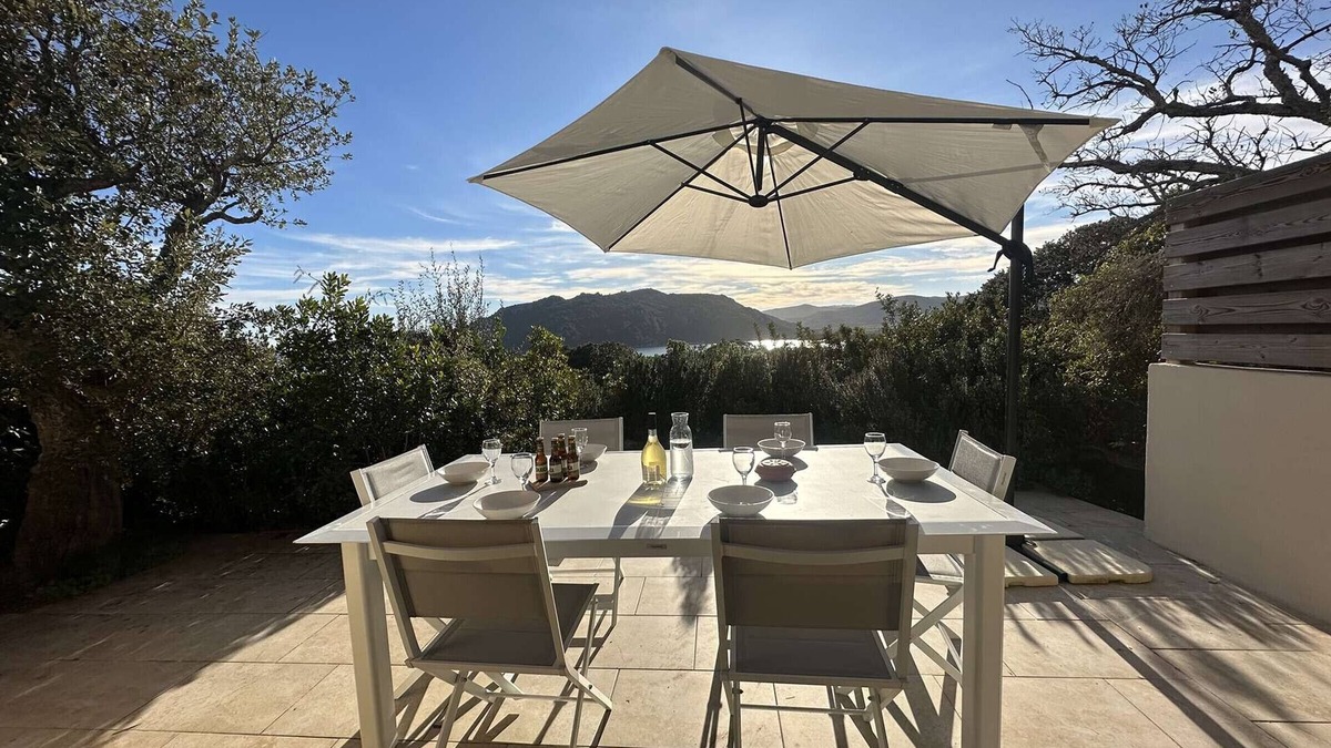 Santa Giulia House | 4-room villa, stunning sea view, 9 people, Porto-Vecchio