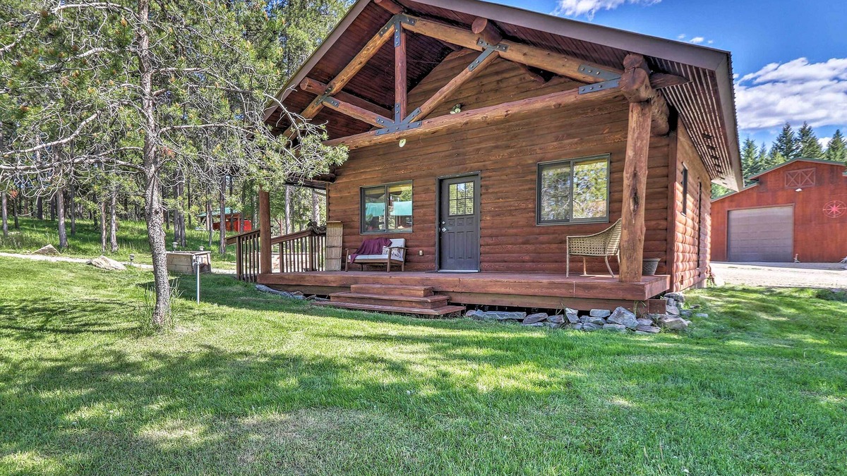 Trego Cabin | 40-Acre Trego Resort Cabin w/Lake & Trails!