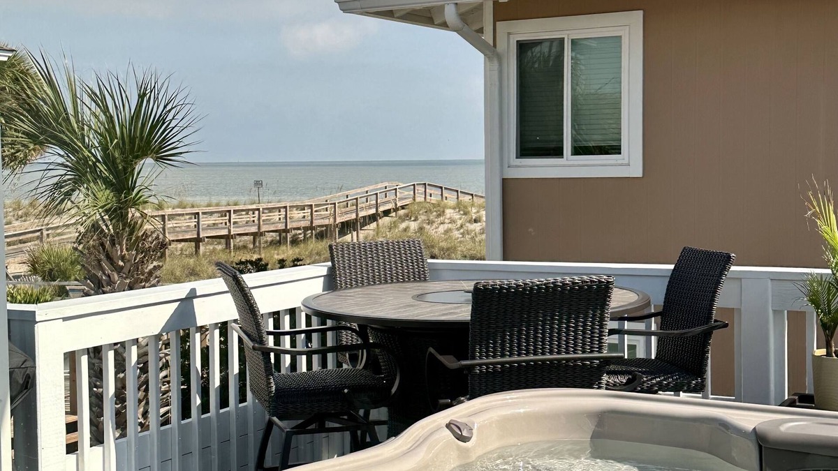 Tybee Island House | 47 Steps to the Beach, Hot Tub and Ocean Views!