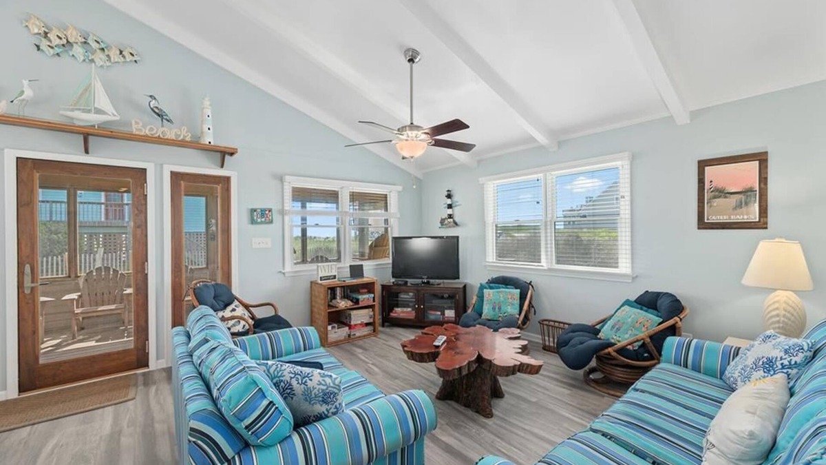 South Nags Head House | 486 - Recently Renovated and Only 1 Lot from the Ocean!