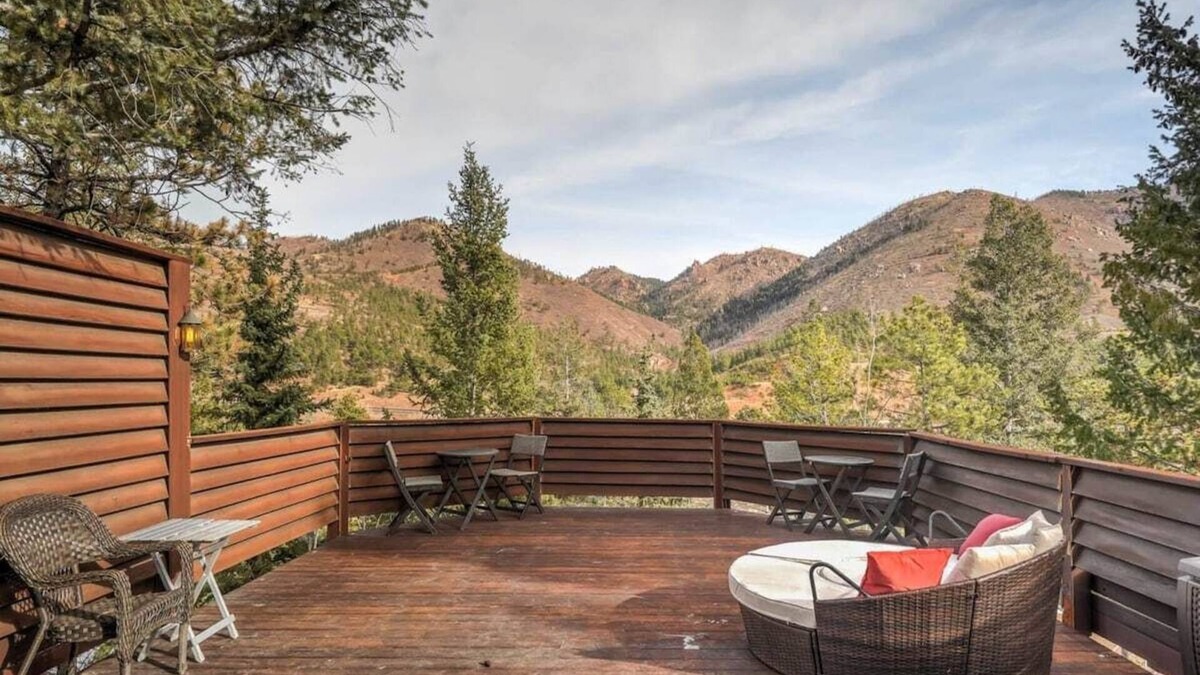 Cascade-Chipita Park House | 4BD with Large Deck! Amazing Mountain Views!