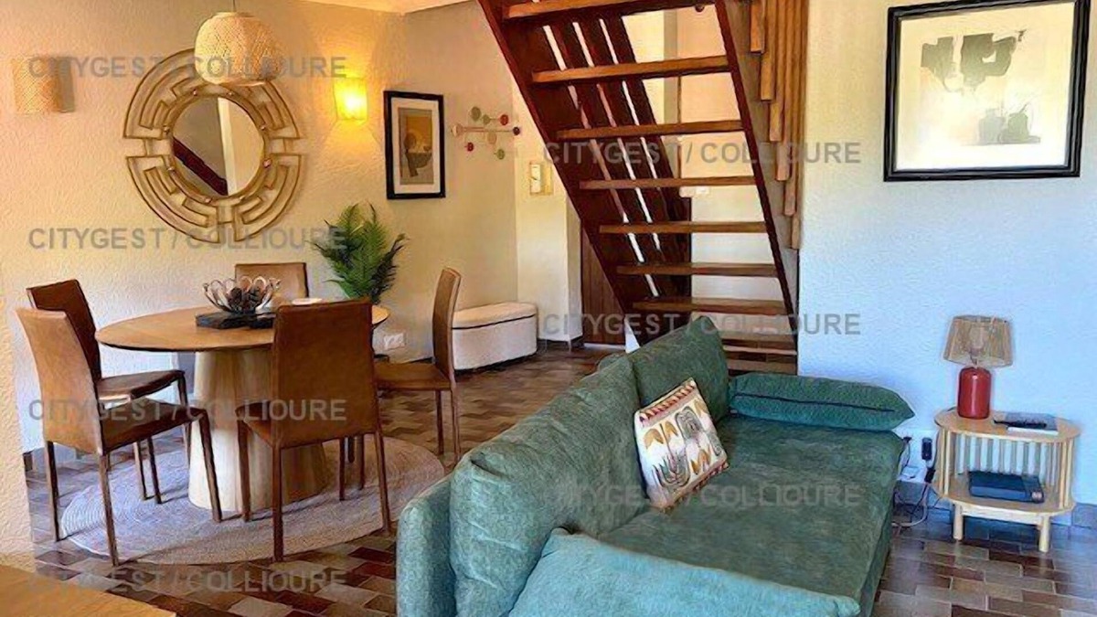 Collioure Apartment | 4CAM35 Villa in residence with pool Collioure