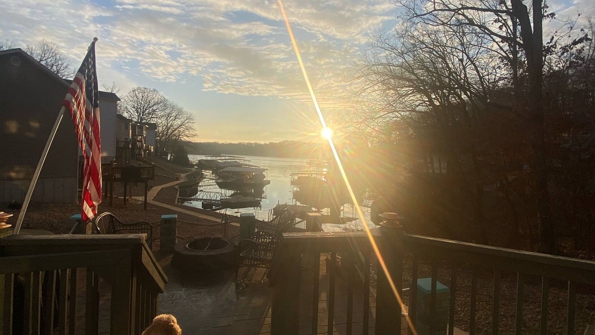 Osage Beach House | 5 Bedroom, 5 Bathroom Tropical Fun! HOT TUB, AQUA PAD, FIRE PIT, and BEACH!