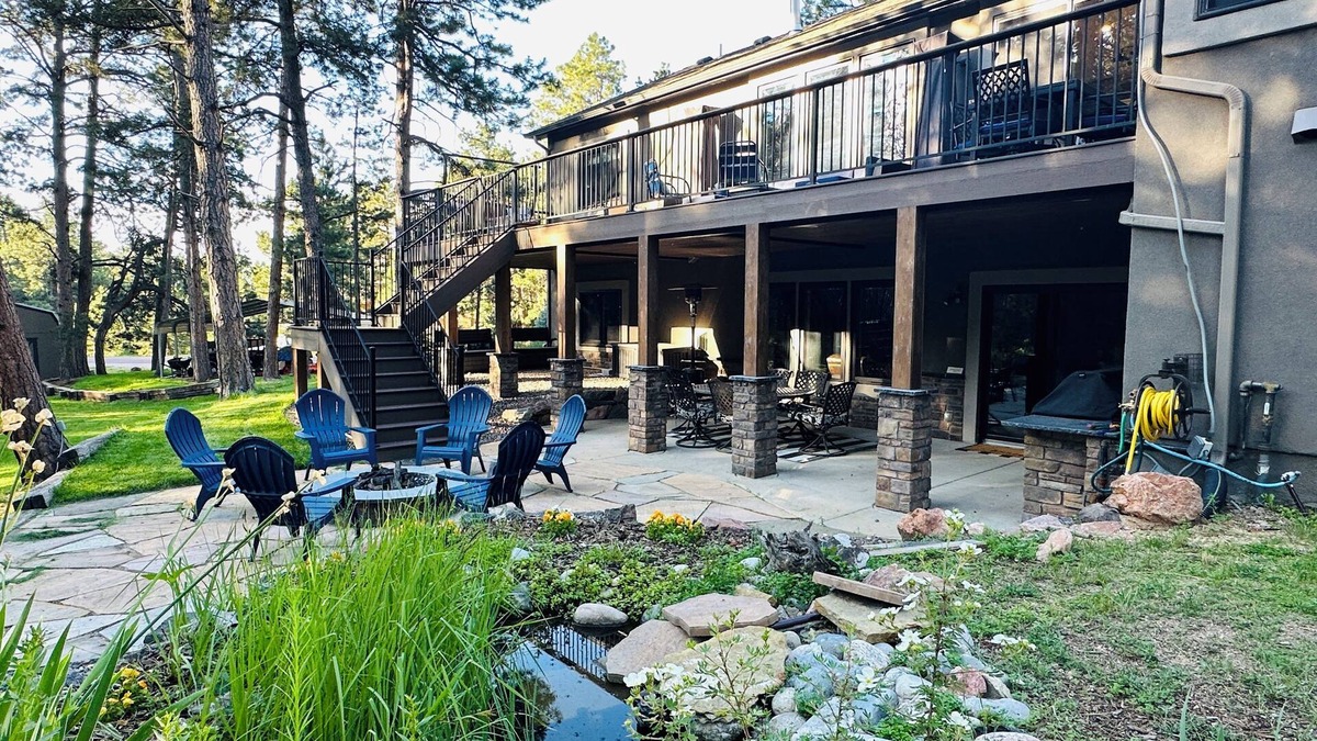 Colorado Springs House | 5 Bedroom Home on 1 Treed Acre 4 Miles from Air Force Academy
