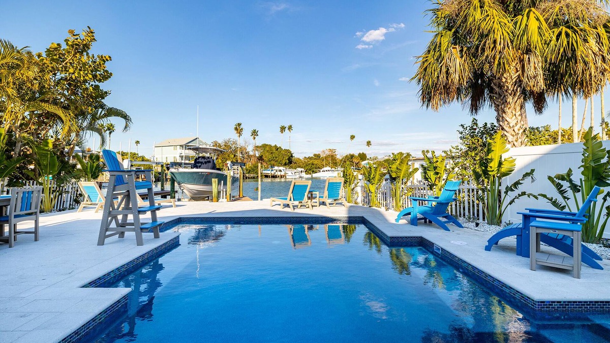 Indian Rocks Beach House | 5 Bedroom Waterfront/heated pool home BTR# 1978
