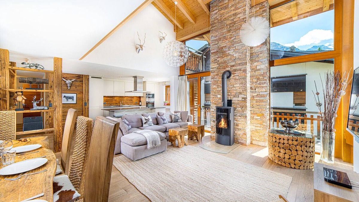 Saas-Fee Apartment | 5* duplex penthouse, close to the P1 car park