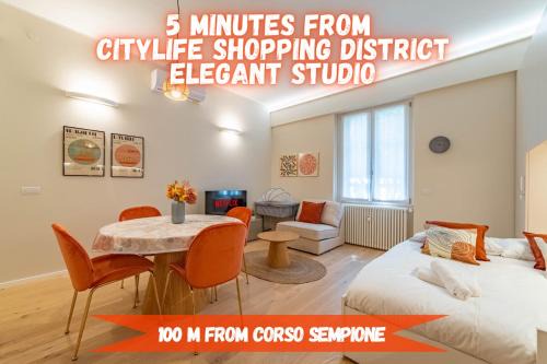 Bullona Apartment | 5' from Corso Sempione Elegant studio apartment
