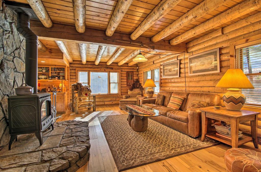 Arnold House | 5 Mi to Hiking Custom Cabin with Deck in Arnold!