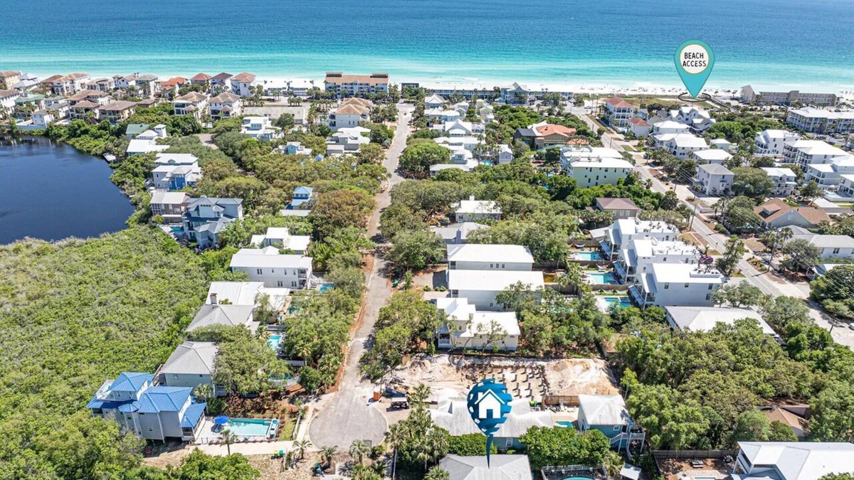 Crystal Beach Cottage | 5BR/4BR Oasis w/Pool, Bar, Firepit – Sleeps 14, multi-family, <5 Mins to Beach!