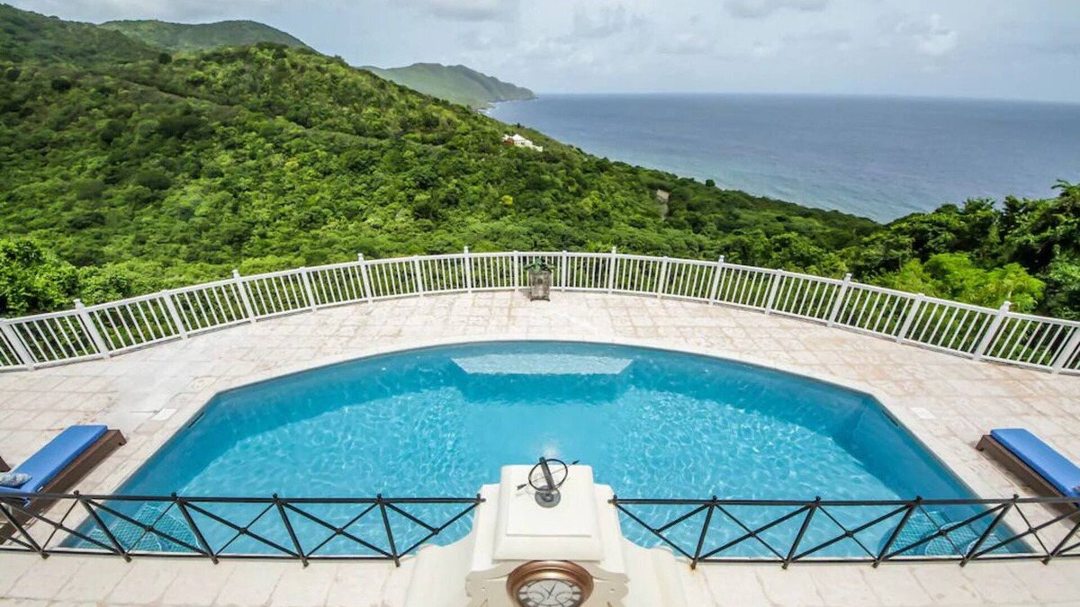 Estate Prosperity East House | 6 beds 8 bathroom St Croix Gorgeous view of the Caribbean Sea to Rain Forest