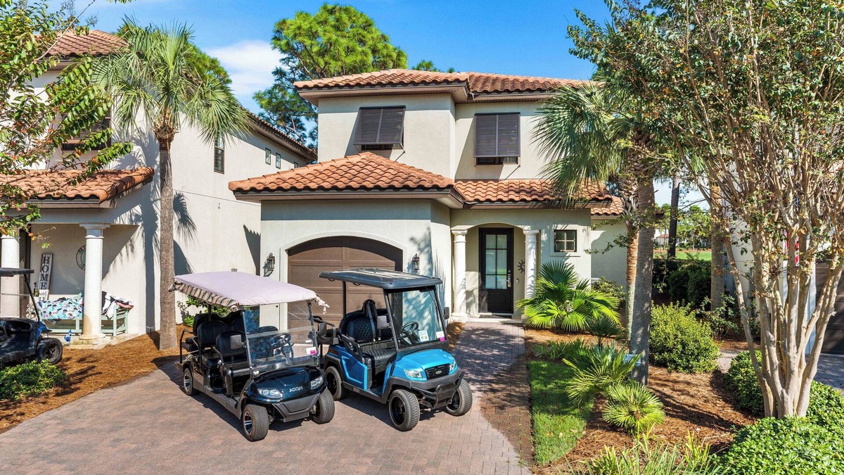 Villa Lago House | 6-Seat Golf Cart ☀️*Heated Pool | Beach Equip | On Golf Course ☀️ Sandestin