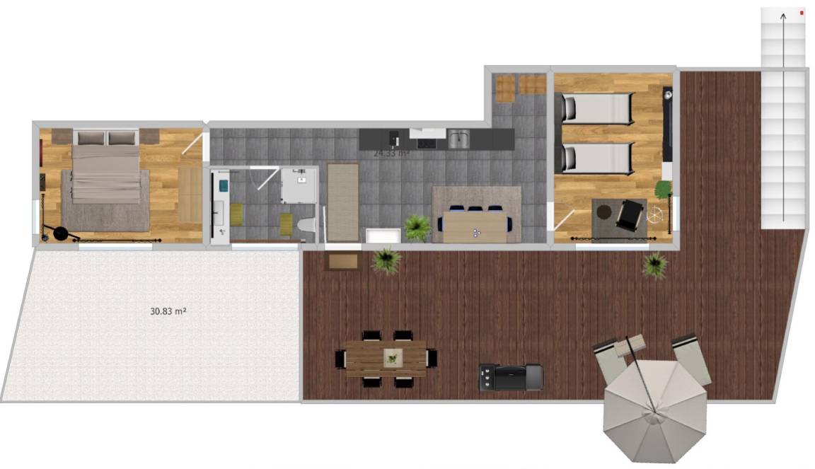 Helfenstein Apartment | 60 m² Apartment ∙ 1 bedroom ∙ 4 guests