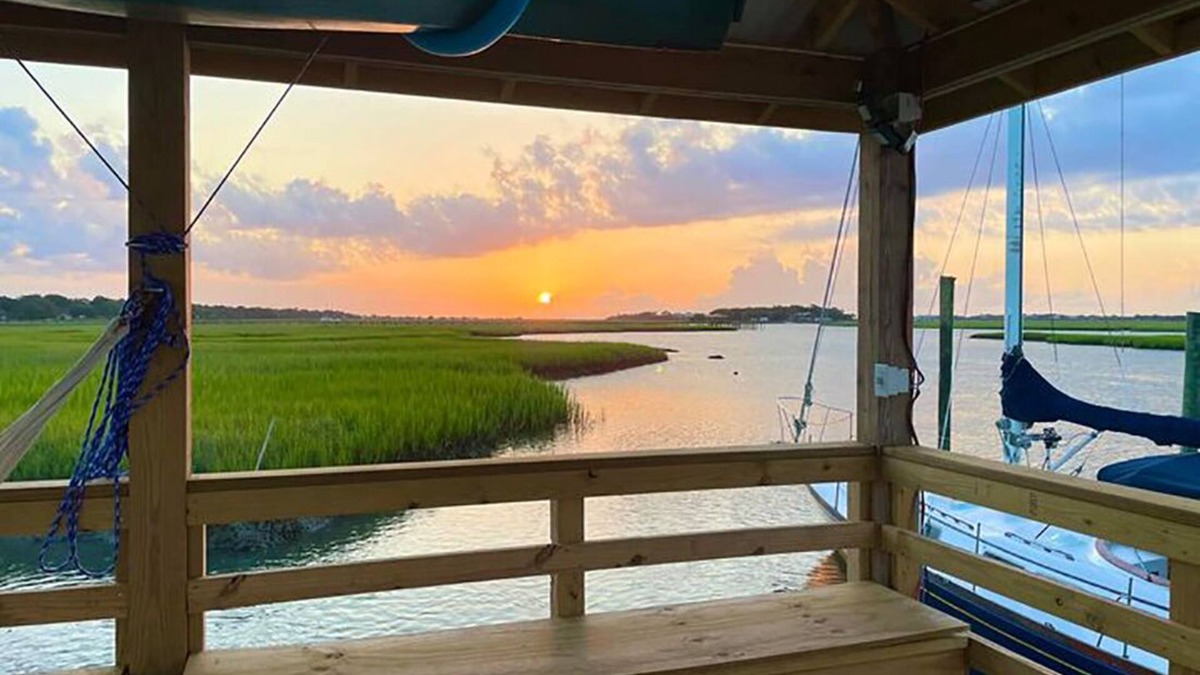 Charleston Boat Rental | 60' Sailing Yacht on a Private Dock