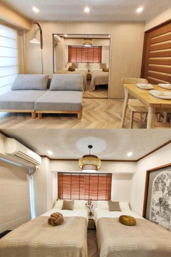 Toshima Apartment | 65 两室一厅 駒込站4分 近商业街 2 rooms 4 mins to ST Max 7P 直达新宿 涉谷 表参道 池袋 上野 代代木 银座 原宿