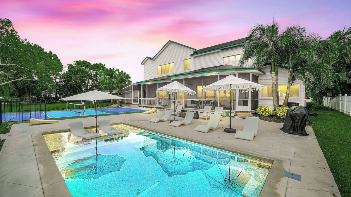 Sebring House | 6BR Lakefront Home w/Pool, Pickleball, & More!