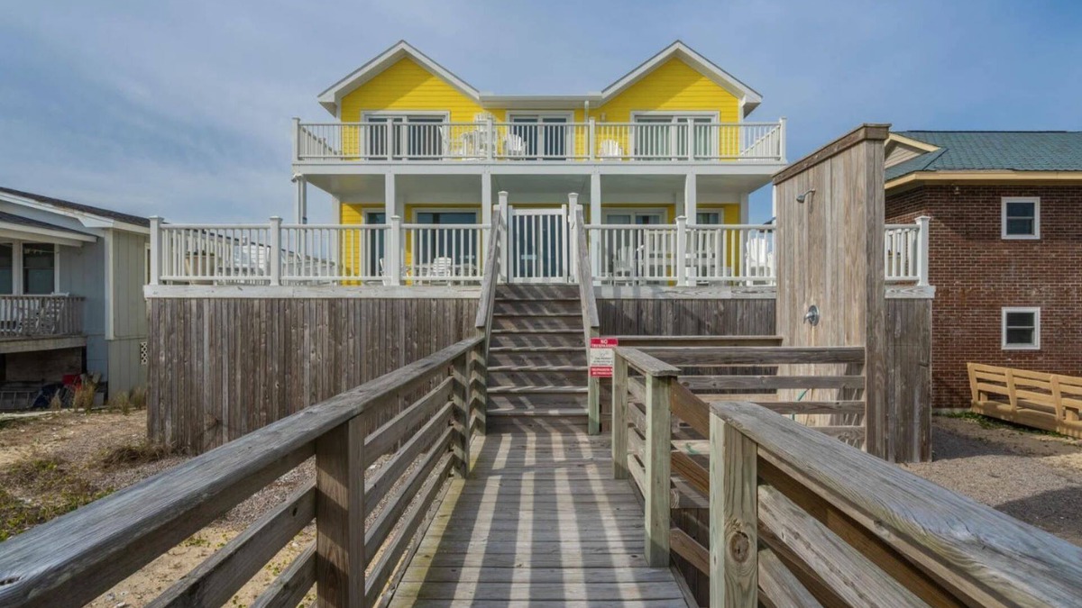 Kure Beach House | 7br-6.5ba Oceanfront - Heated Pool - Elevator