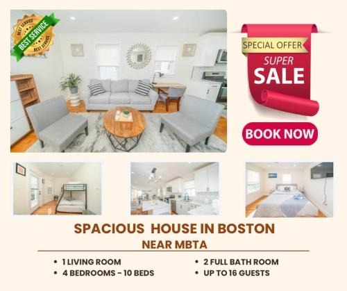 St. Marks Apartment | 80-2 4BR Boston - Bright Family Stay near PJP II Park