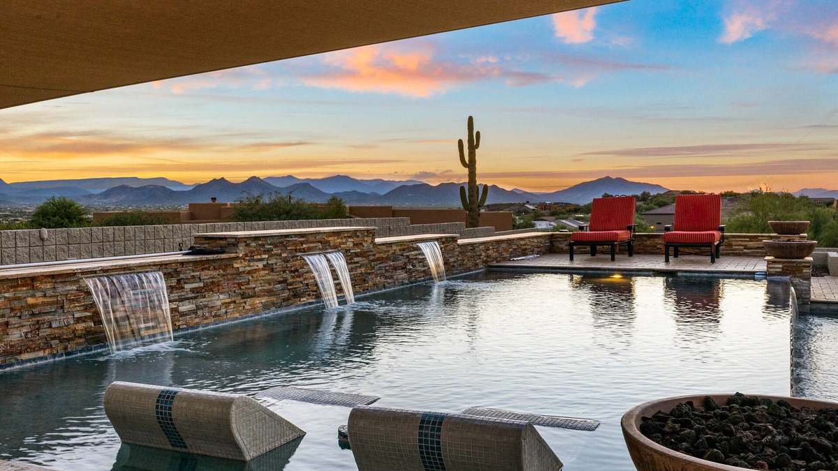 Desert View House | 8000 ft Entertainer's Paradise with desert views! Pool /Theater /Bar!