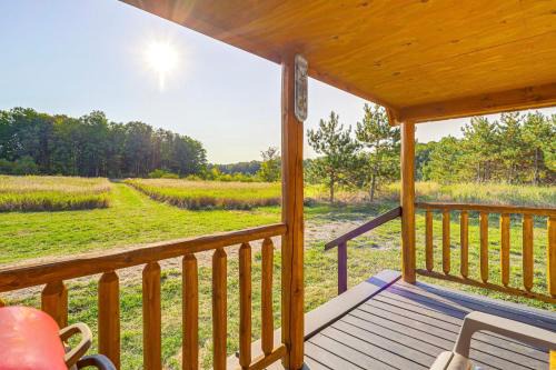 Central Lake House | 9 Mi to Lake Michigan Secluded Cabin Getaway