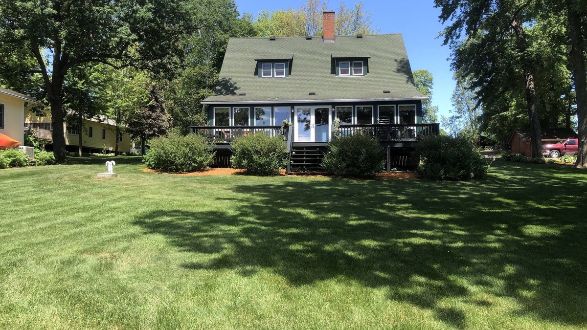 Balsam Lake House | 90 Ft of Frontage on Balsam Lake, WI-w/large dock and more. Sleeps 12+