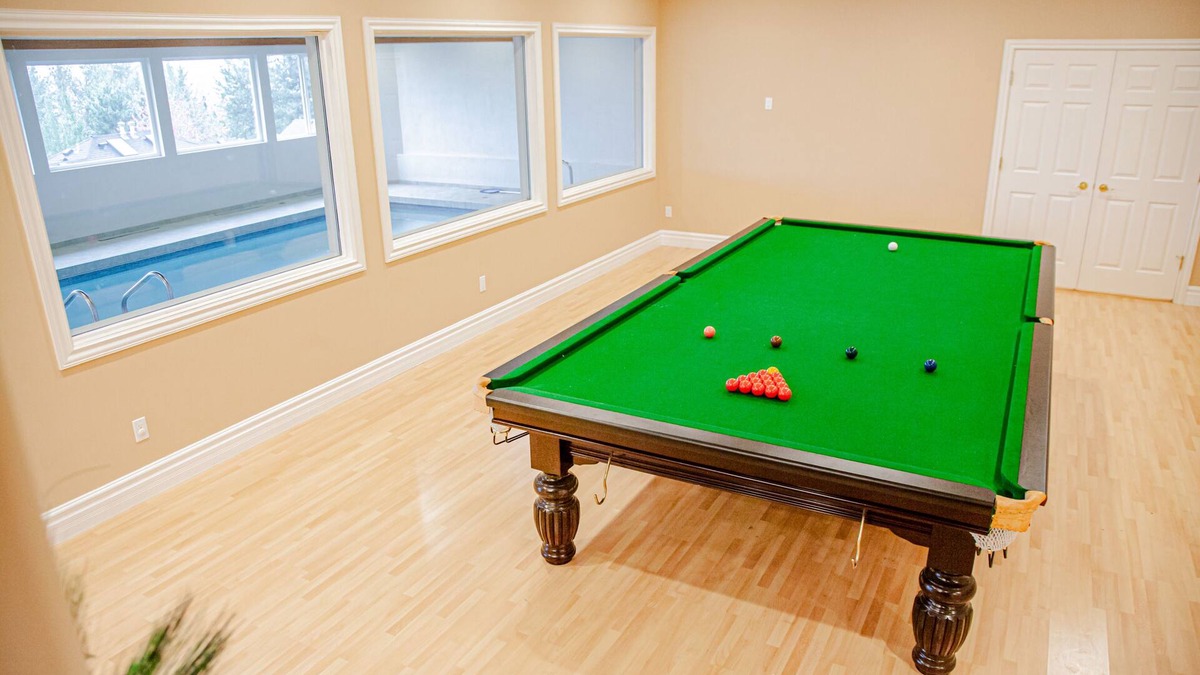 Westwood Plateau House | 9000sf indoor pool, hot tub, sauna