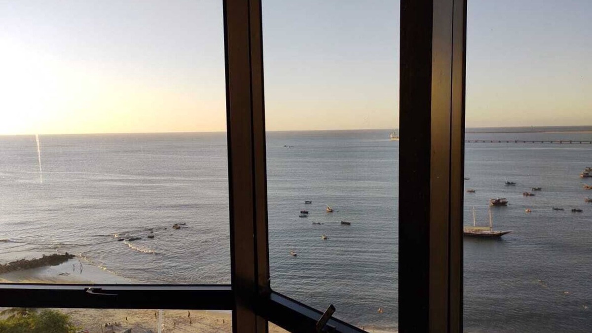 Cais do Porto Apartment | 952a Golden Flat 9 Frente mar na Avenida Beira mar 45m2 Apto Lusso 1 Quarto