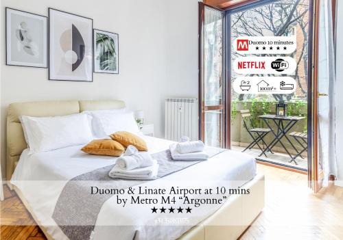Acquabella Apartment | A 10 MIN DAL DUOMO - Trilocale moderno con 3 letti e 2 bagni in Città Studi